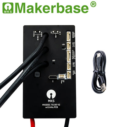 Makerbase VESC 75100 V2 84V 100A With Alu PCB Based on VESC