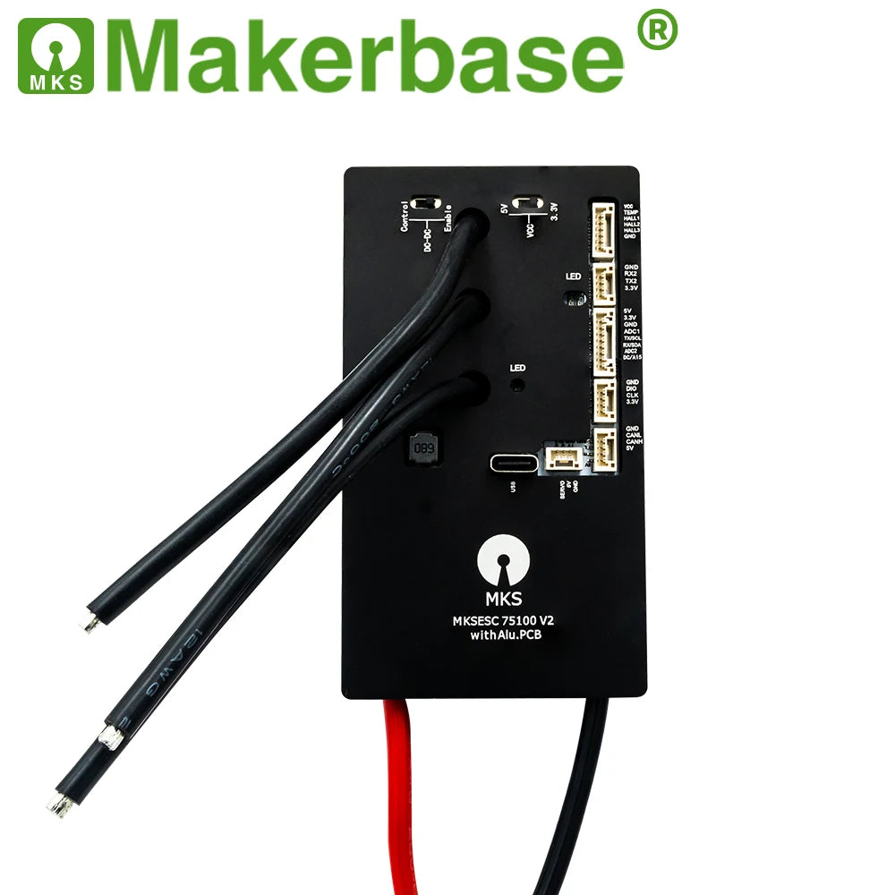 Makerbase VESC 75100 V2 84V 100A With Alu PCB Based on VESC