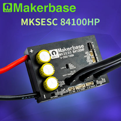 Makerbase VESC 84100HP 84V 100A High Current With Alu PCB Based on VESC (1)