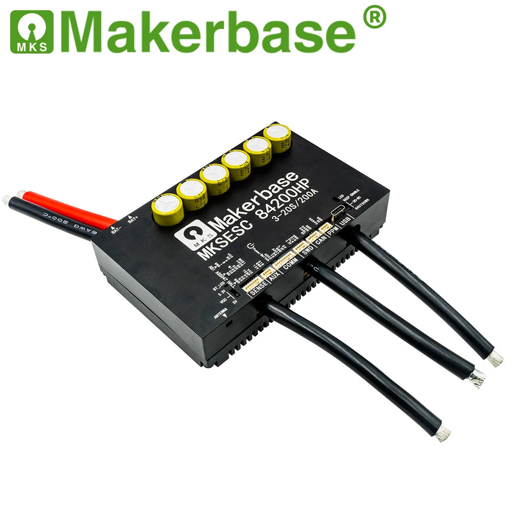 Makerbase VESC 84200HP 84V 200A High current With Alu PCB Based on VESC