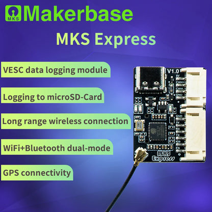 Makerbase VESC EXPRESS supports WIFI+Bluetooth