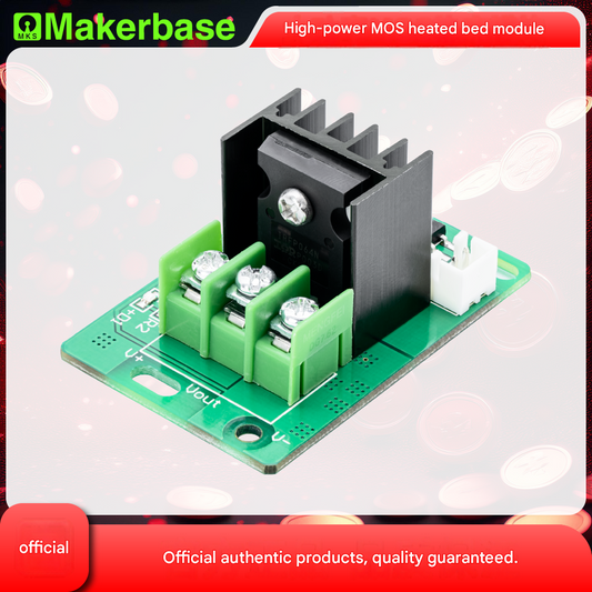 Makerbase heated bed module 3D printer accessory, high-power heated bed Infineon MOS module 20A