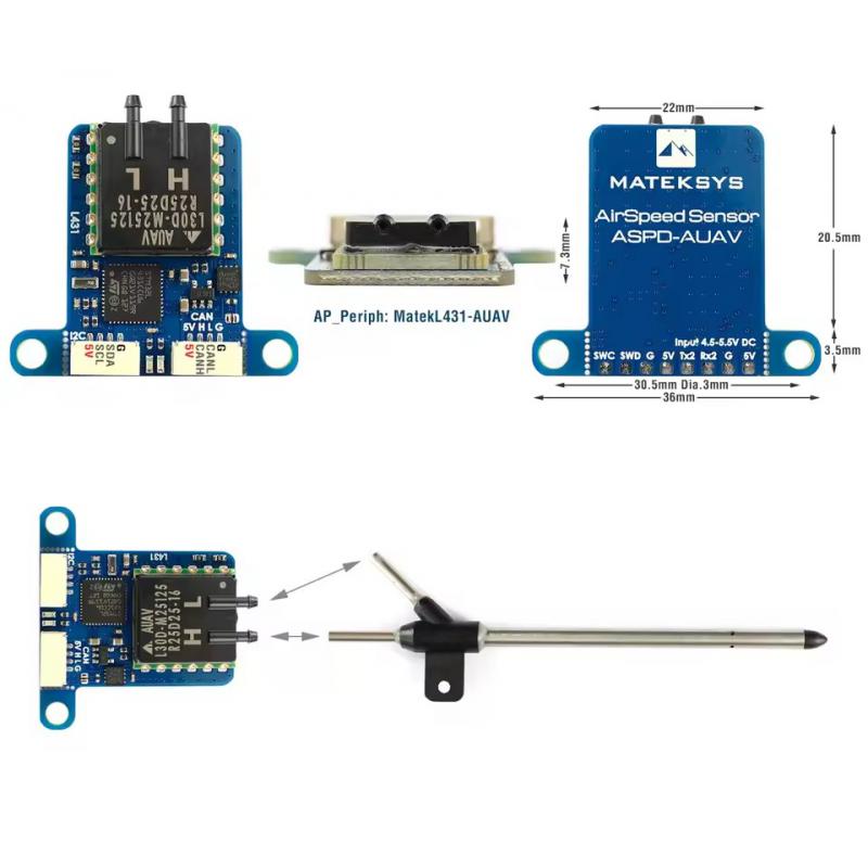 Matek HCS-150A Systems Hall Effect Current Sensor 150A Module 0~69V Voltage Sense