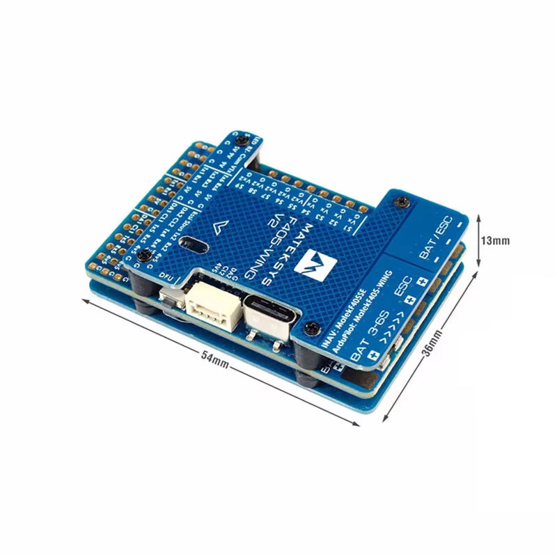Matek Mateksys F405 WING V2 Flight Controller Built-in ICM42688P OSD SD Slot