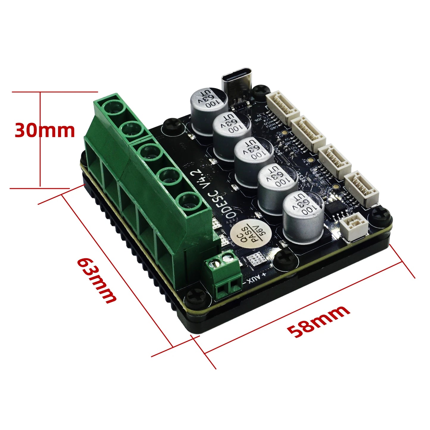 ODESC V4.2 Single-Drive High-Current High-Precision Brushless Servo Motor Controller