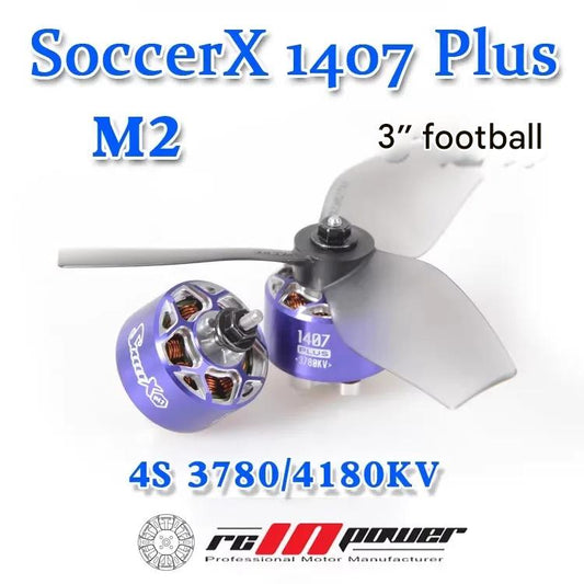 Rcinpower Scooerx 1407 Plus 3780kv 4180kv M2 Football Motor