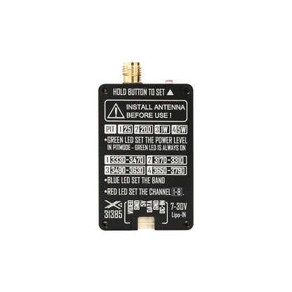 RUSHFPV 3.1G - 3.8G 5W Ultra-wideband Receiver Antenna Kit for FPV, Fixed-wing and RC Models