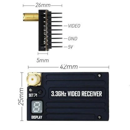 RUSHFPV 3.3G 4W VTX Supports IRC Tramp Protocol