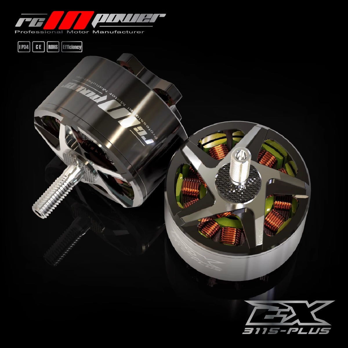 Rcinpower EX3115 PLUS 450KV 10-12S 900KV Brushless Motor