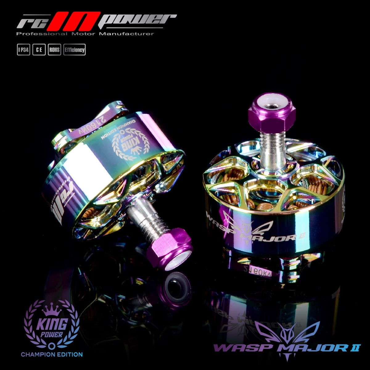 RCIN POWER WASP MAJOR V2 Champion Edition Brushless Motors Powering Automatic Sprayers for Electrostatic Painting