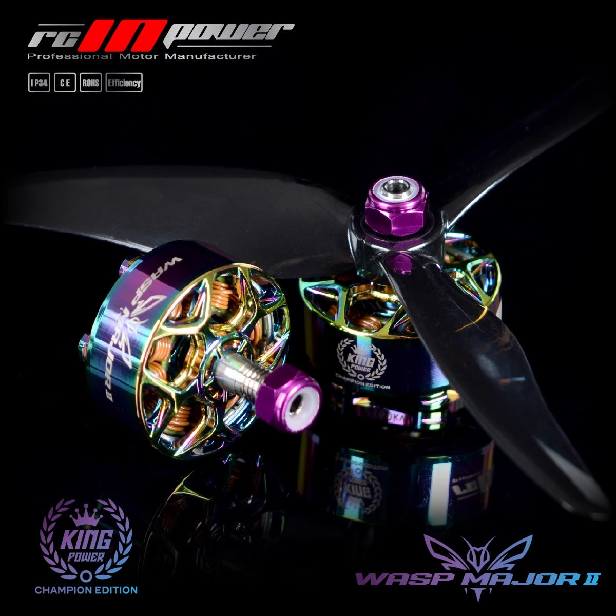 RCIN POWER WASP MAJOR V2 Champion Edition Brushless Motors Powering Automatic Sprayers for Electrostatic Painting