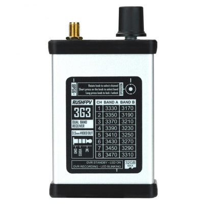 RushFPV 3.3G 2W VTX 8CH 2000MW Audio Video