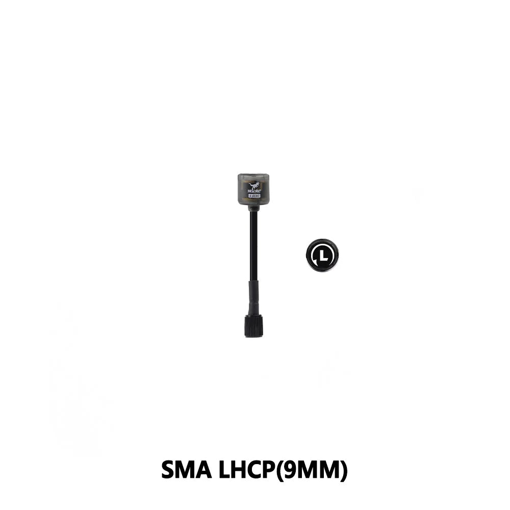 HGLRC 5.8GHz RHCP/LHCP Omni Antenna, 2.5dBi Gain SMA/U.FL/MMCX for Long Range FPV Drone
