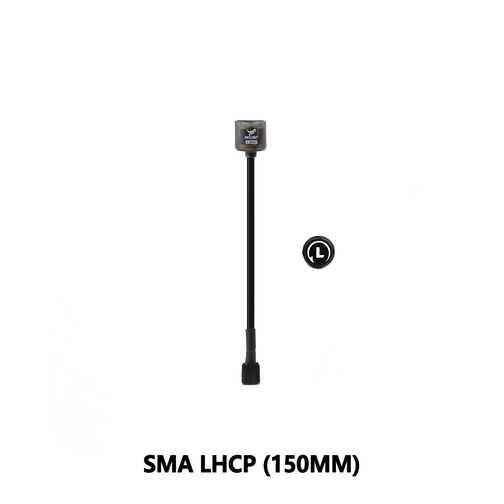HGLRC 5.8GHz RHCP/LHCP Omni Antenna, 2.5dBi Gain SMA/U.FL/MMCX for Long Range FPV Drone