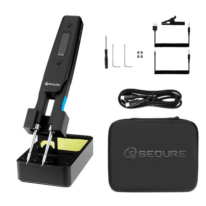 SEQURE HT140 Desoldering Tweezers Portable 2 in 1 Soldering Iron