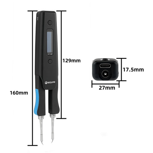 SEQURE HT140 Desoldering Tweezers Portable 2 in 1 Soldering Iron