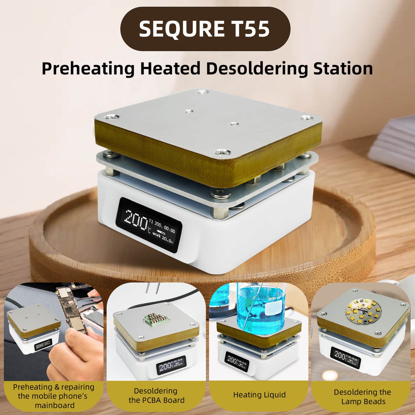 SEQURE T55 Preheating Rework Station