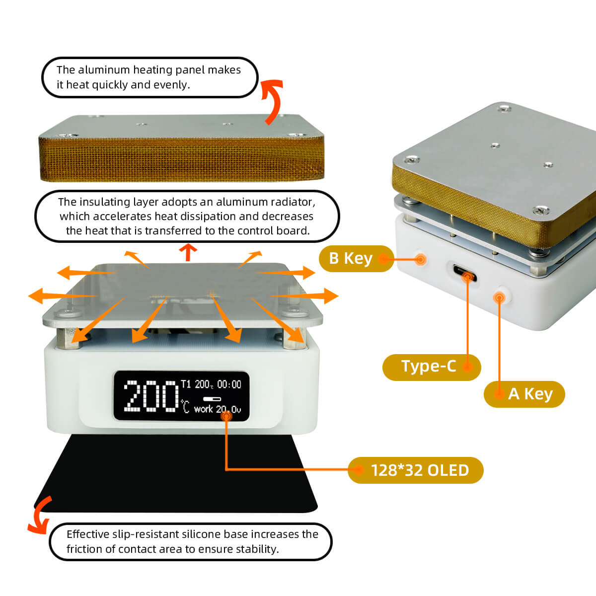 SEQURE T55 Preheating Rework Station