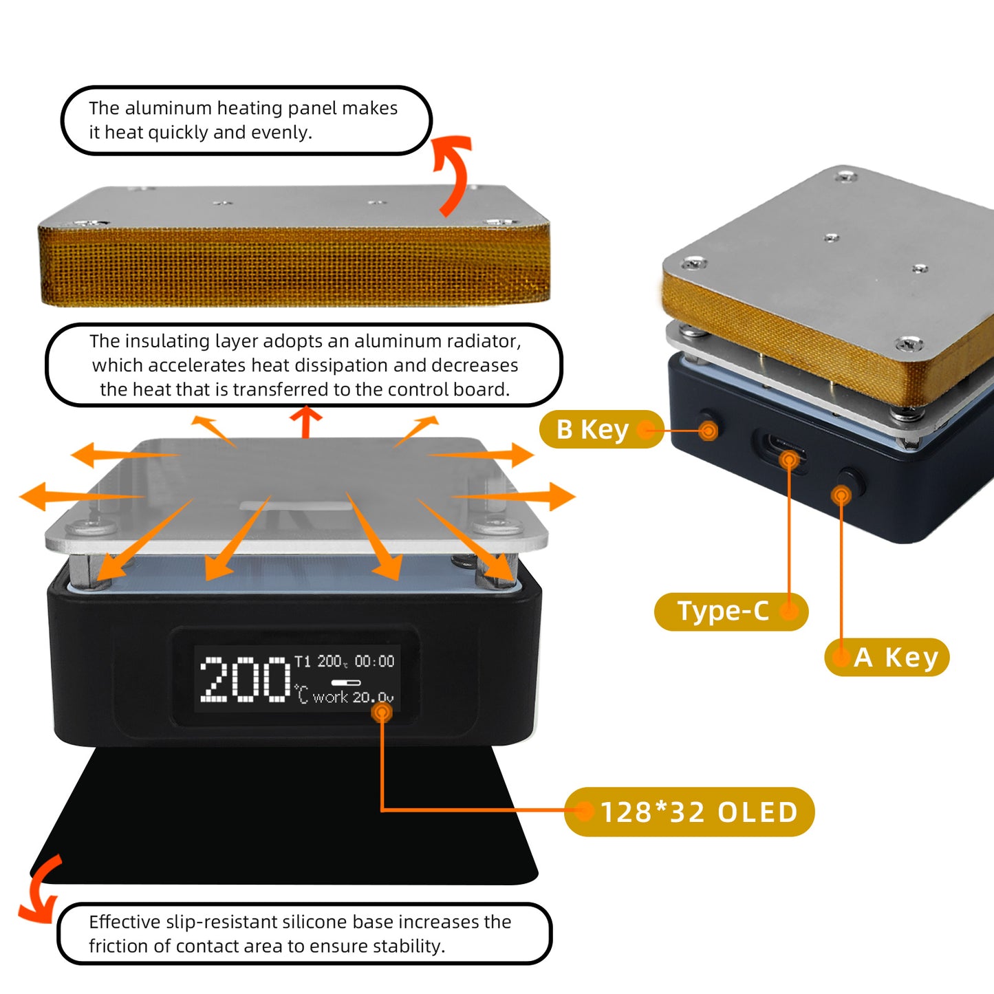 Estación de precalentamiento y retrabajo SEQURE T55