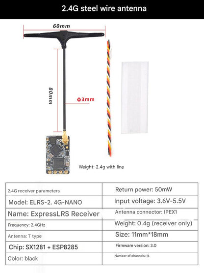 BAYCK ELRS 900MHz 2.4GHz 915M ELRS Dual Band Gemini Receiver