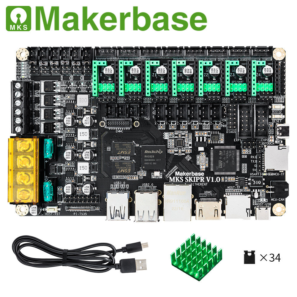 Makerbase MKS SKIPR 3D printer Klipper all-in-one motherboard