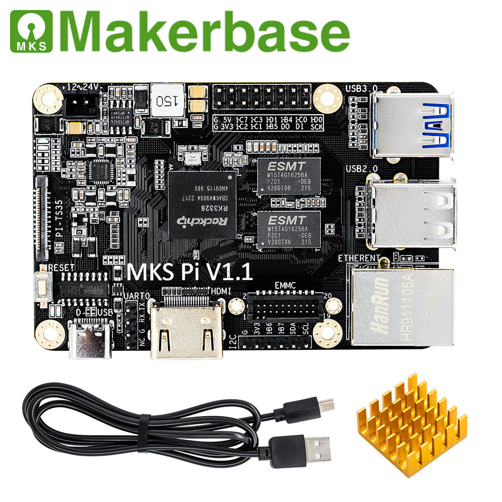 Makerbase MKS PI 3D Printed Motherboard KLIPPER Host Computer Supports Voron Replacement for Raspberry Pi