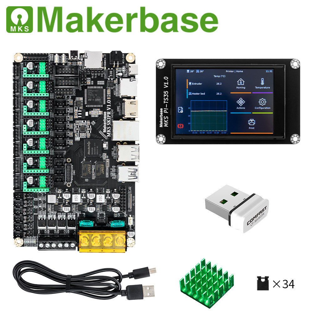 Makerbase MKS SKIPR 3D printer Klipper all-in-one motherboard