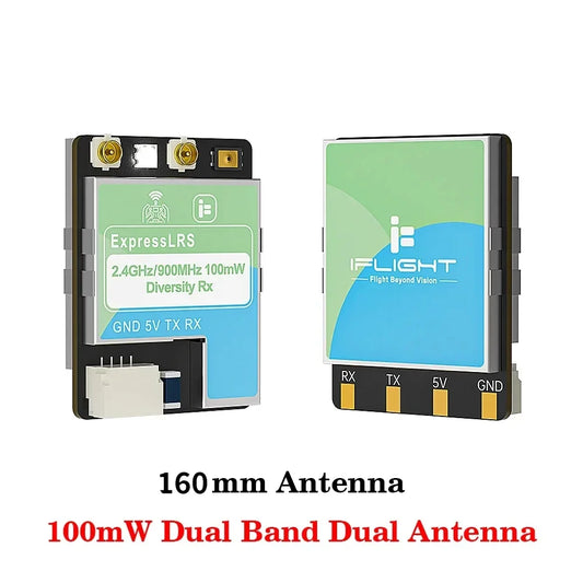 IFlight ELRS 100mW 500mW Dual-Band True Diversity Receiver Support