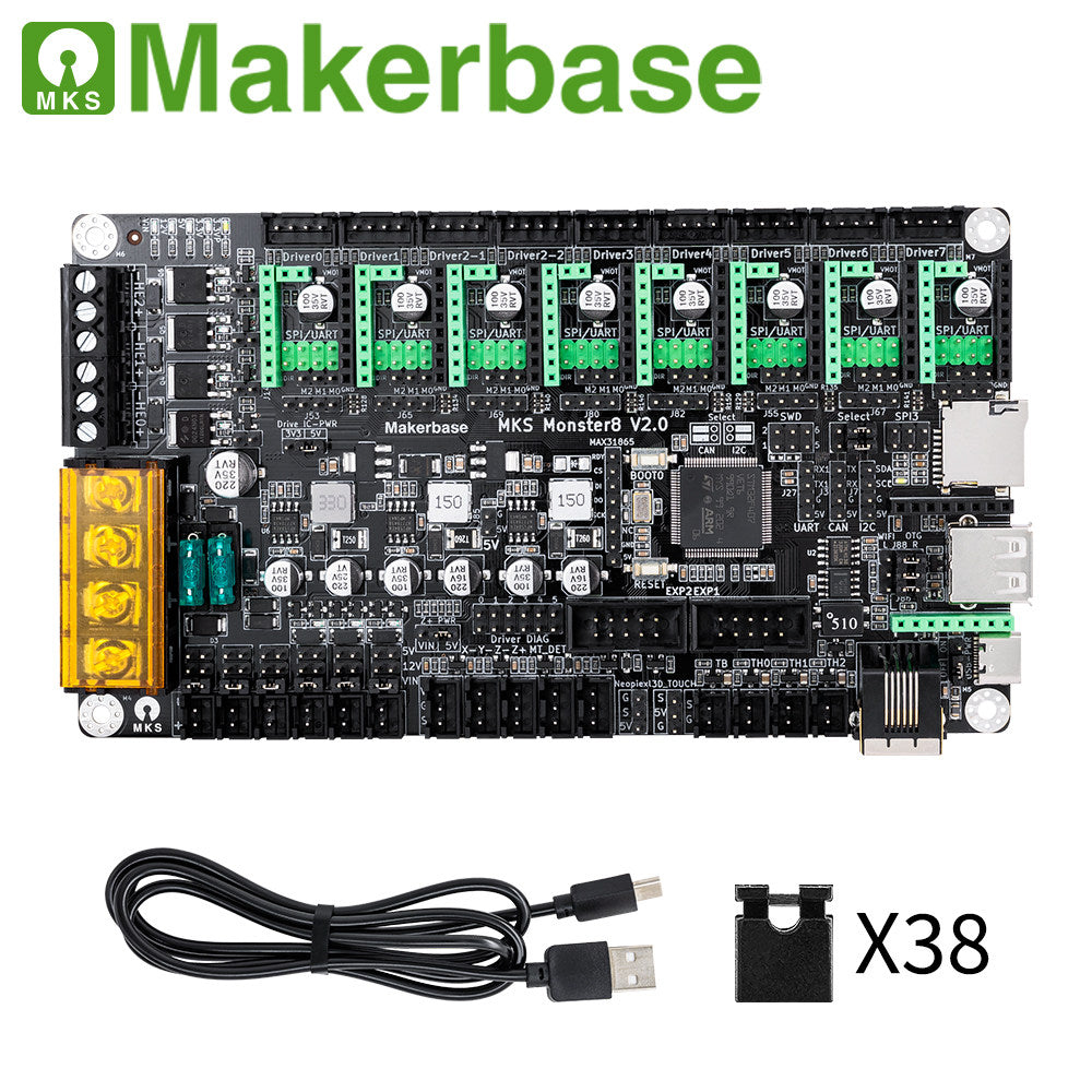 MKS Monster8 V2.0 3D printer motherboard