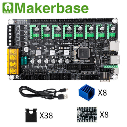 MKS Monster8 V2.0 3D printer motherboard