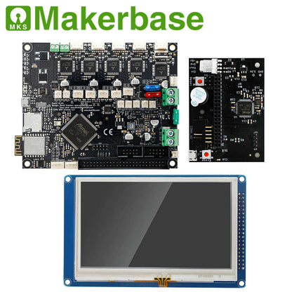 Makerbase MKS Duet2 WiFi 3D printer motherboard with Duex5 4.3/7.0-inch display