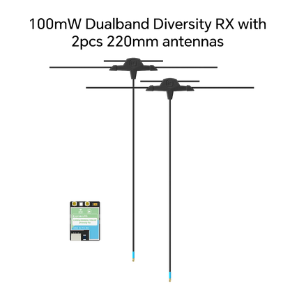 iFlight ExpressLRS ELRS Dual Band Receiver 100mW 500mW