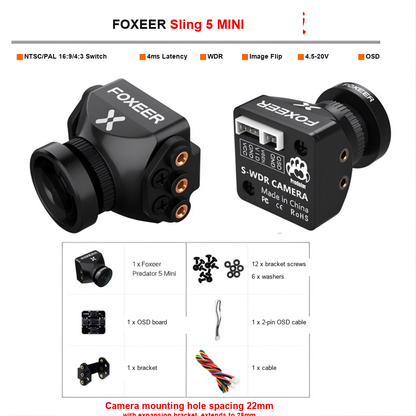 FOXEER Predator 5 NANO MICRO MINI FPV Camera