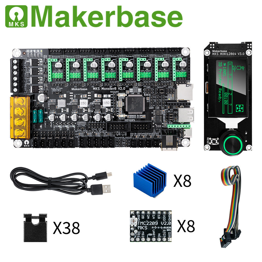 MKS Monster8 V2.0 3D printer motherboard