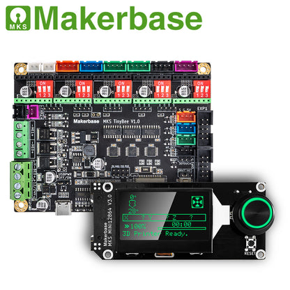 Makerbase MKS TinyBee 3D Printed Motherboard ESP32 WIFI MINI12864