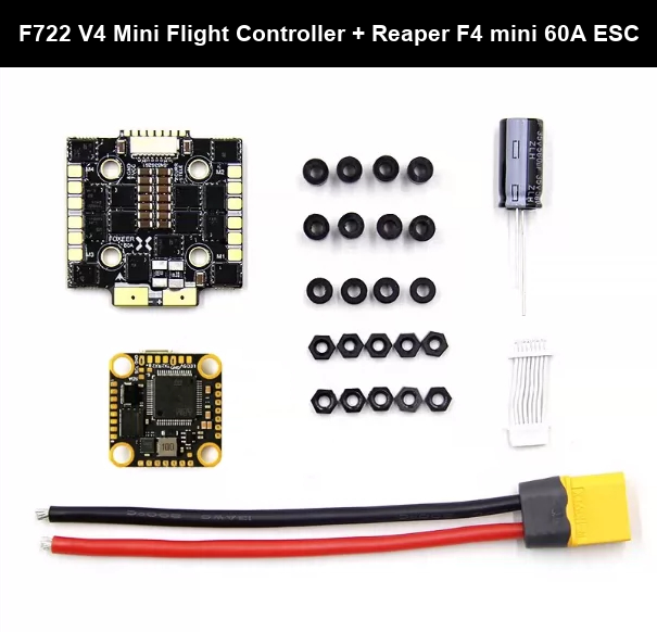 FOXEER F722 V4 Mini+Reaper F4 mini 60A Stack (MPU42688)
