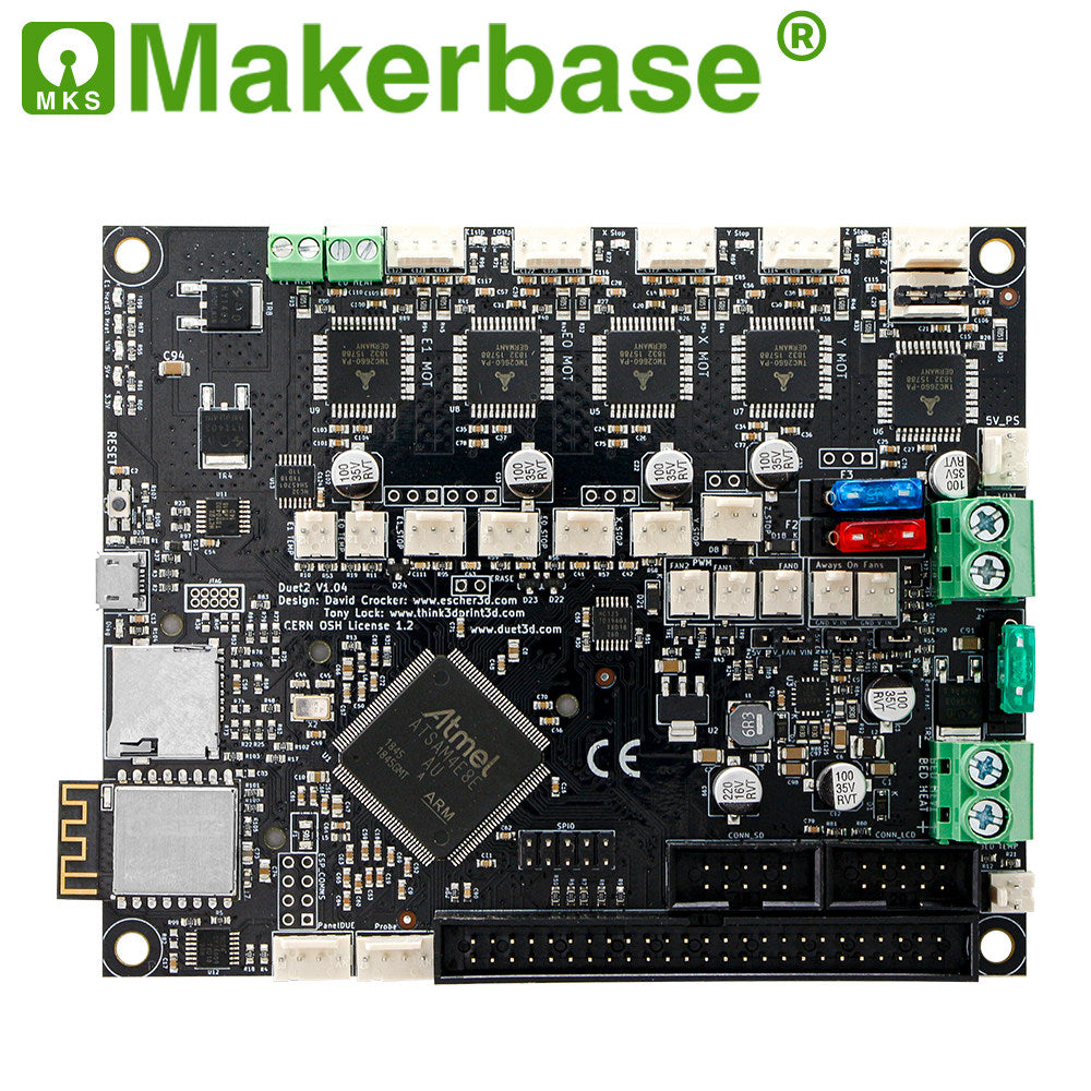 Makerbase MKS Duet2 WiFi 3D printer motherboard with Duex5 4.3/7.0-inch display