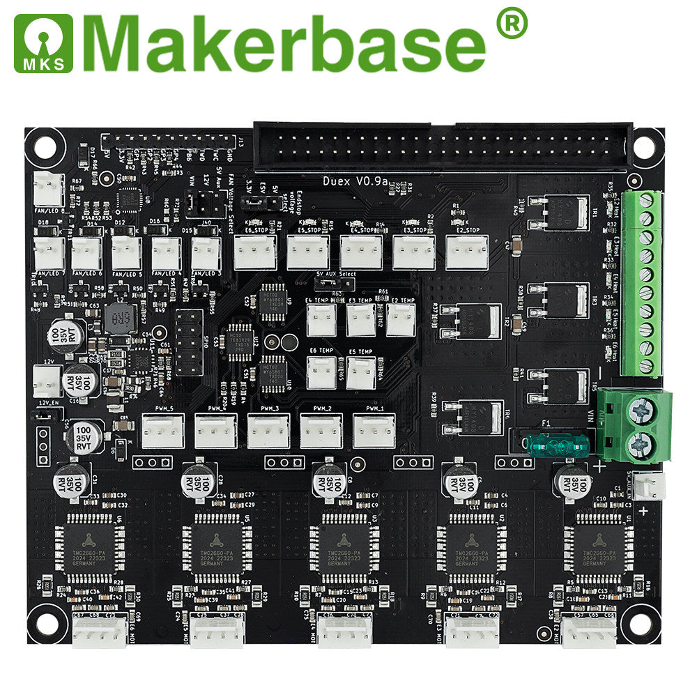 Makerbase MKS Duet2 WiFi 3D printer motherboard with Duex5 4.3/7.0-inch display