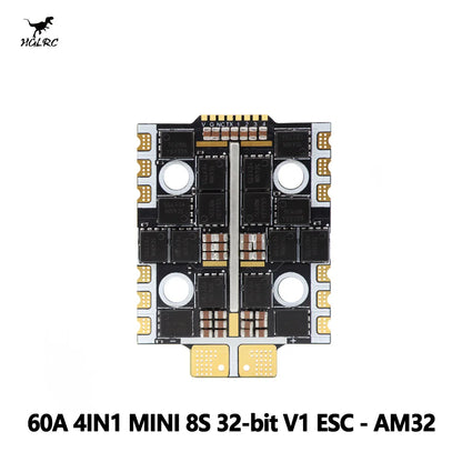 HGLRC 60A 4IN1 MINI ESC 3-8S 32-bit