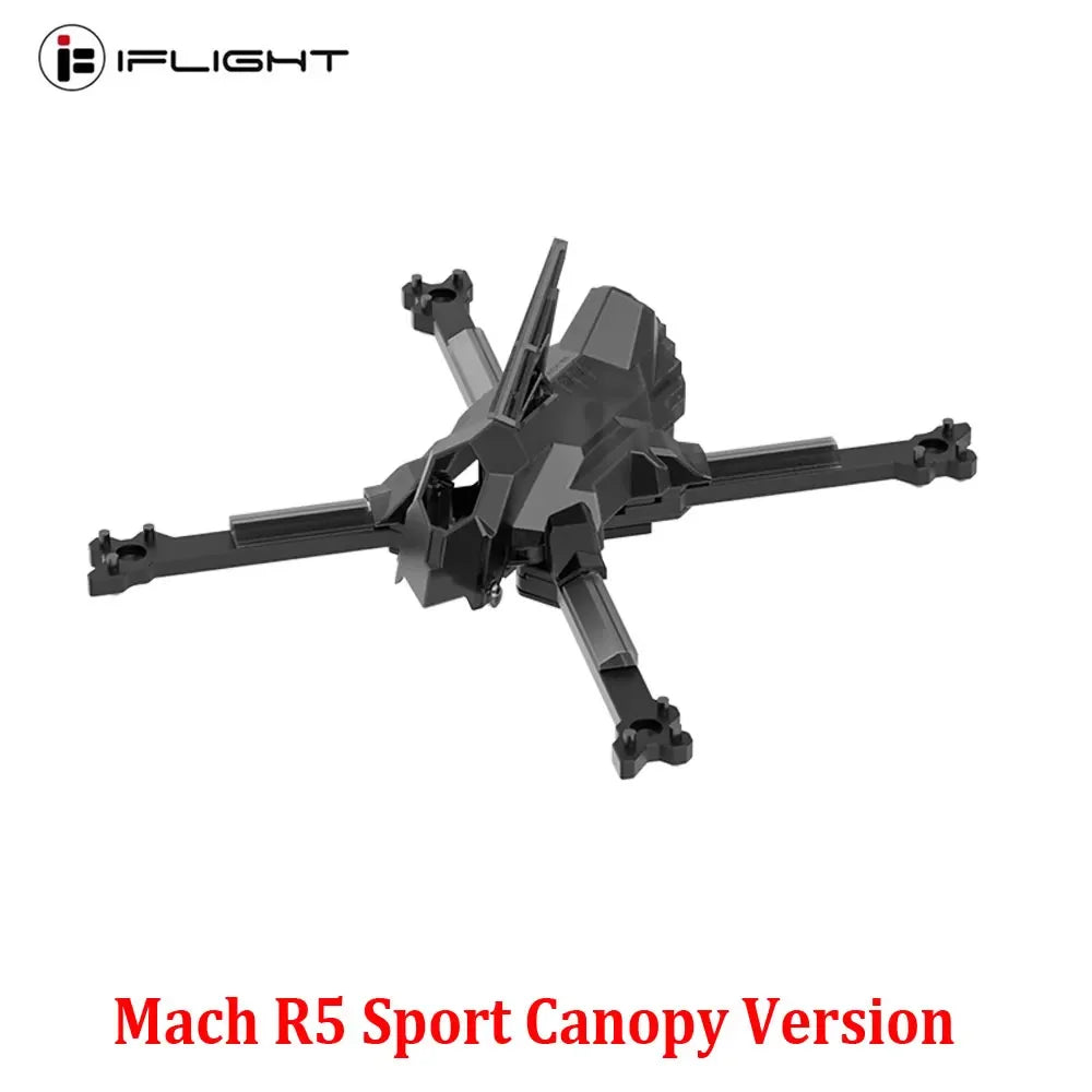 iFlight Mach R5 Sport FPV Frame Kit 5-Inch Carbon Fiber (CanopyLiteUltra)