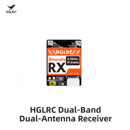 HGLRC ELRS 2.4G Diversity Receiver Dual Antenna
