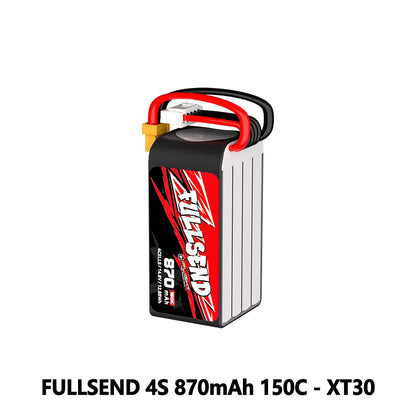 iFlight Fullsend 4S 870mAh 150C Battery with XT30U-F Connector