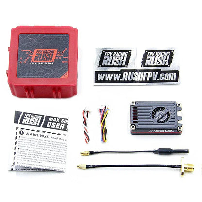 RUSHFPV RUSH MAX SOLO 5.8GHz 2.5W VTX 5.8G CNC Shell Built-In Cooling Fan
