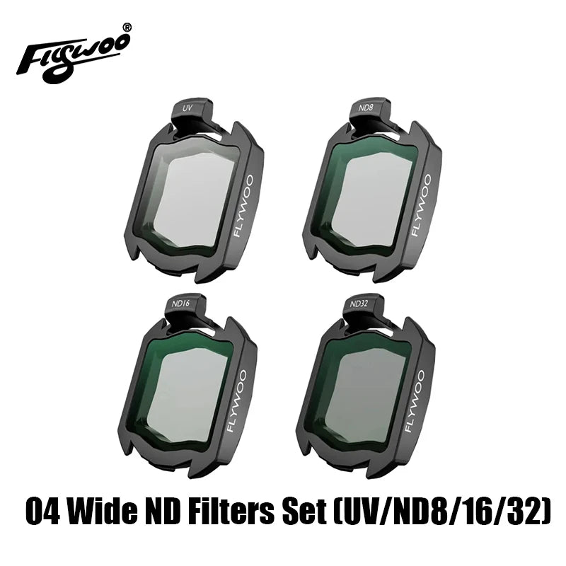 Flywoo O4 Wide ND Filters Set (UV/ND4/8/16)