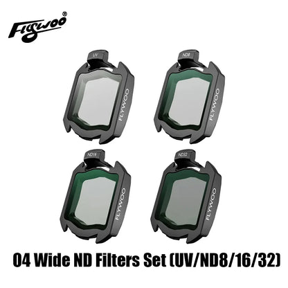 Flywoo O4 Wide ND Filters Set (UV/ND4/8/16)