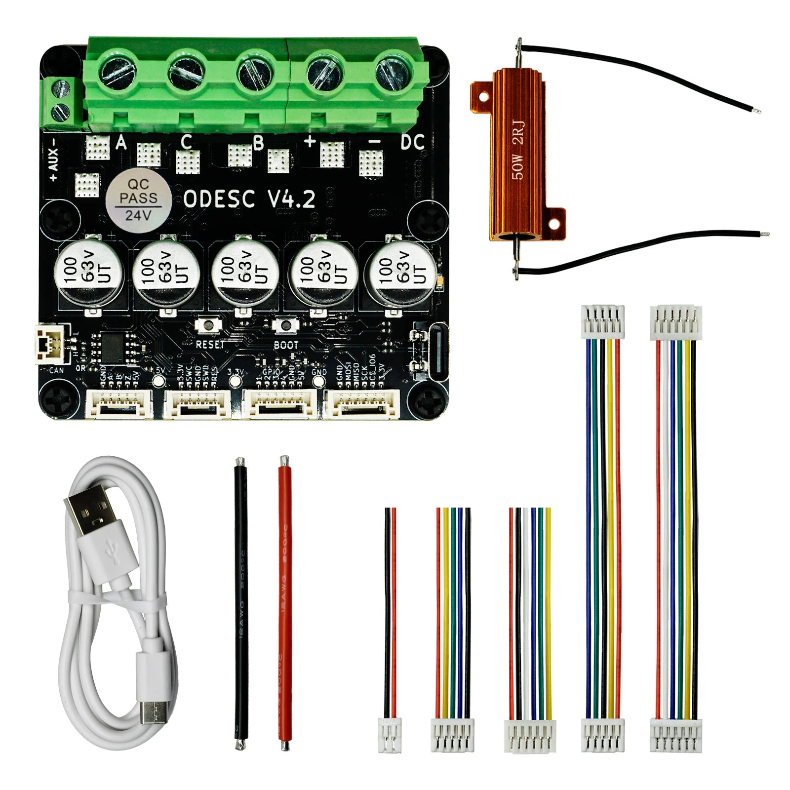 ODESC V4.2 Single-Drive High-Current High-Precision Brushless Servo Mo ...