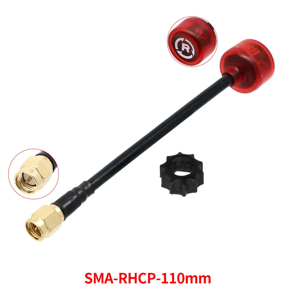 Rush Cherry FPV 5.8G Antenna LHCP RHCP SMA long range Racing Antenna