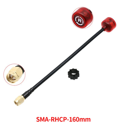 Rush Cherry FPV 5.8G Antenna LHCP RHCP SMA long range Racing Antenna