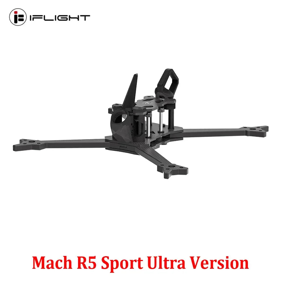 iFlight Mach R5 Sport FPV Frame Kit 5-Inch Carbon Fiber (CanopyLiteUltra)