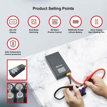 SQ-SW2 Mini Portable Rechargeable Spot Welding Machine